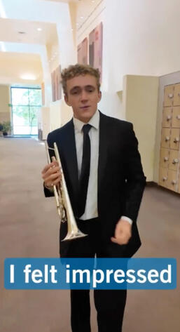 Trumpet player